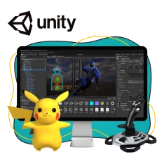 Мир игр на Unity 2D на популярном движке + AI-помощники - КИБЕРшкола программирования для детей, компьютерные курсы для школьников, начинающих и подростков - KIBERone г. Джанкой