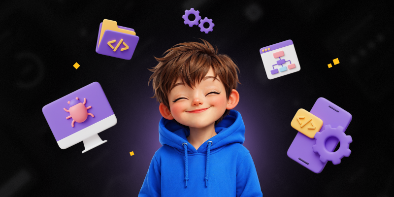 Идеальный сайт с нуля: код, дизайн и AI-помощник - КИБЕРшкола программирования для детей, компьютерные курсы для школьников, начинающих и подростков - KIBERone г. Джанкой